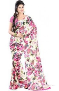 Ishin Printed Fashion Georgette Sari